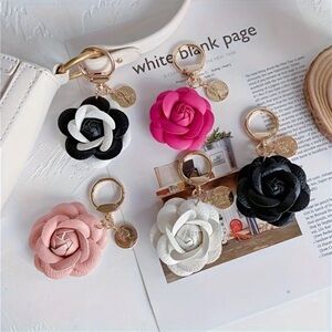 Camellia Bag Charm/Keyring